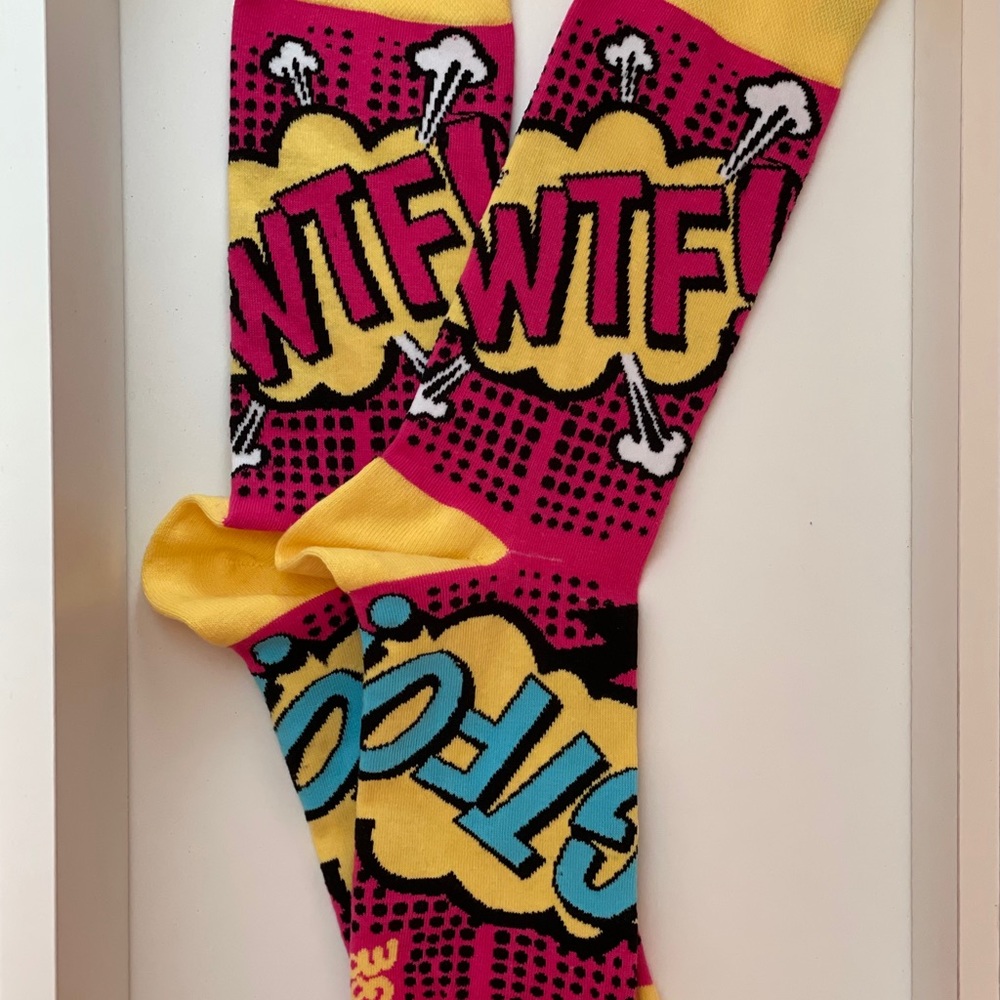 Pack of 2 Funny Socks | Unisex Socks | 100% Cotton